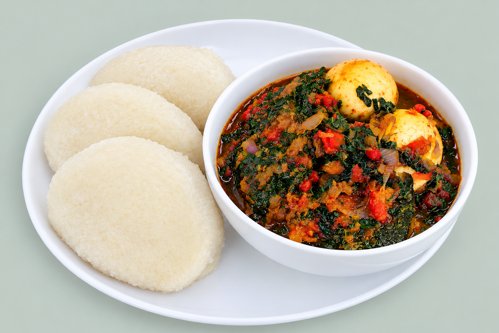 Slices of boiled yam served on a plate